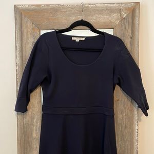 Boden size 10 navy knit dress